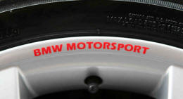 BMW MOTORSPORT Wheel Rim Decals by HighgateHouse