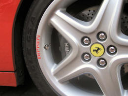 HighgateHouse Decals for Ferrari Wheels