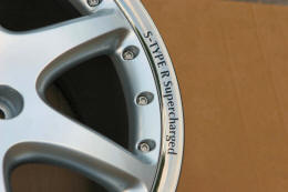 HighgateHouse Decals for Jaguar S-Type R Supercharged Wheels