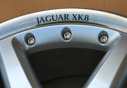 HighgateHouse Decals for Jaguar XK8 Wheels