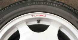 TURBO Wheel Rim Decals by HighgateHouse