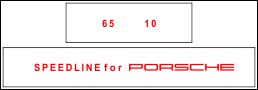 HighgateHouse Decals for Speedline Rims - Porsche 993RS