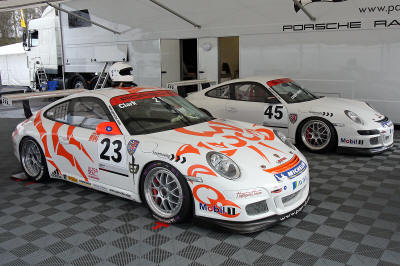 HighgateHouse Customer car - Robin Clark's Porsche 997 GT3 Cup car contesting the Carrera Cup GB