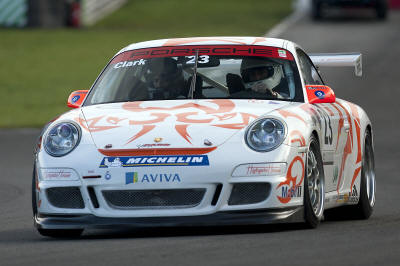 HighgateHouse Customer car - Robin Clark's Porsche 997 GT3 Cup car contesting the Carrera Cup GB